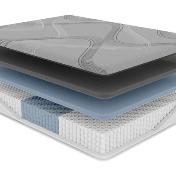 Queen Carbon Ice 13.5" Hybrid Mattress