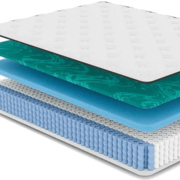 Align Gel Euro Top Plush Hybrid Mattress 12" | The Align Gel Euro Top mattress is designed for the ultimate sleeping experience. With its plush Euro top, you'll feel like you're sleeping on a cloud every night. The mattress combines the latest in sleep te