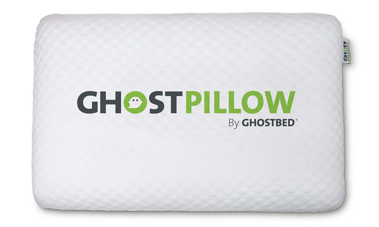 GhostPillow - Memory Foam | Sleeping Style With a firmer feel, the GhostPillow Gel Memory Foam is great for all sleeping styles: back, side and stomach Dimensions: 16" x 23" x 6" | Texan Mattress